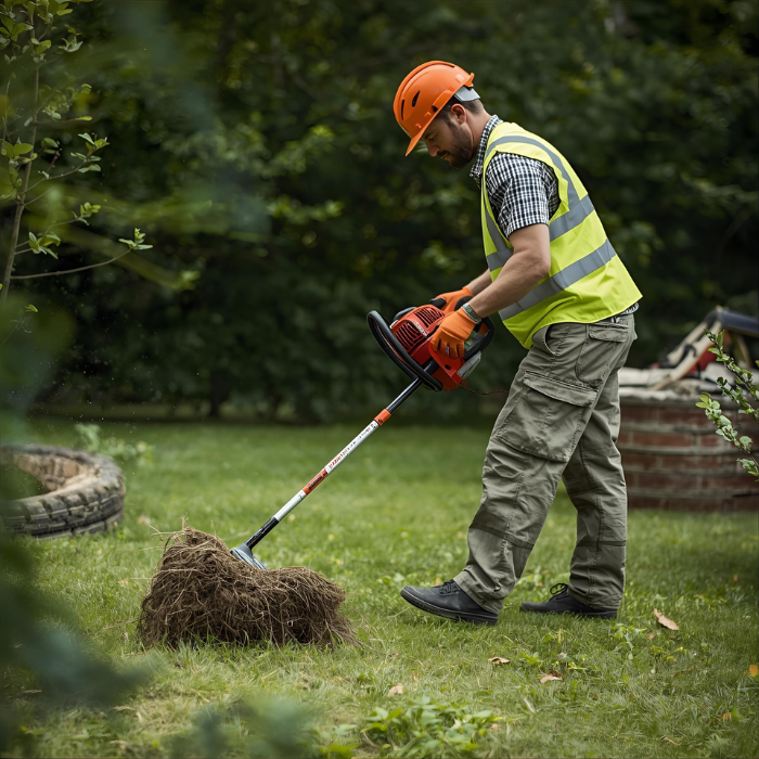 desbrozadoras de gasolina y eléctricas de uso rudo, ideales para limpieza de terrenos, jardinería y trabajos pesados en obra o jardín
