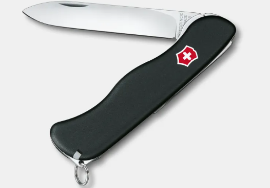 Navaja de bolsillo Sentinel 4 funciones, 111 mm, negro