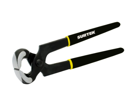 Tenaza para carpintero 8" mango con doble recubrimiento