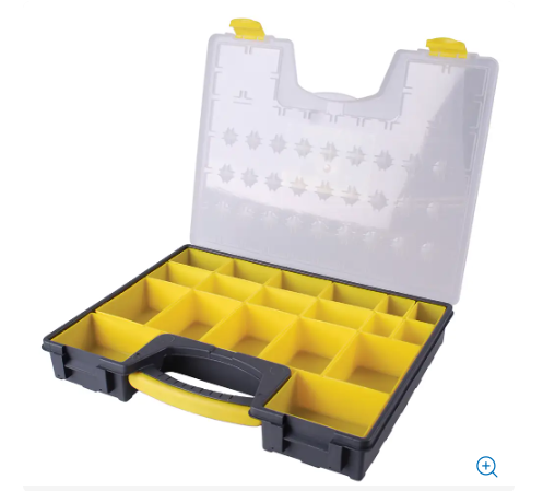 Caja organizadora plástica 16" x 13"