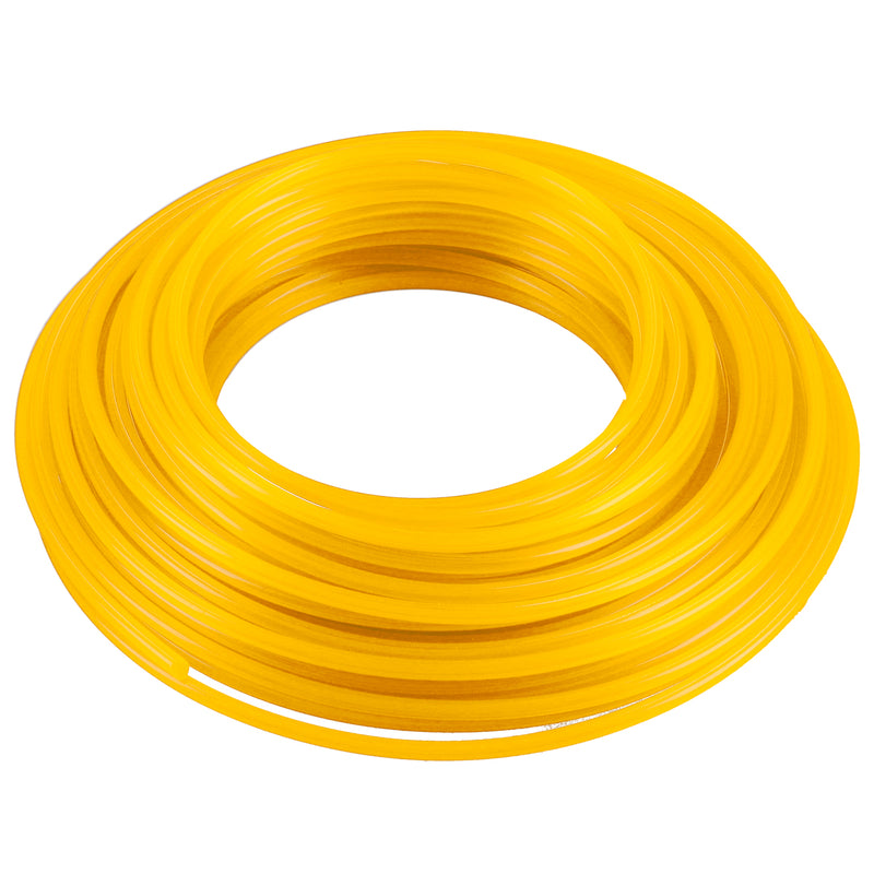 Hilo Nailon amarillo para desbrozadora 2.4mmx12m