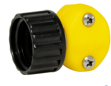 Conector para manguera de riego plástico, 1/2" hembra