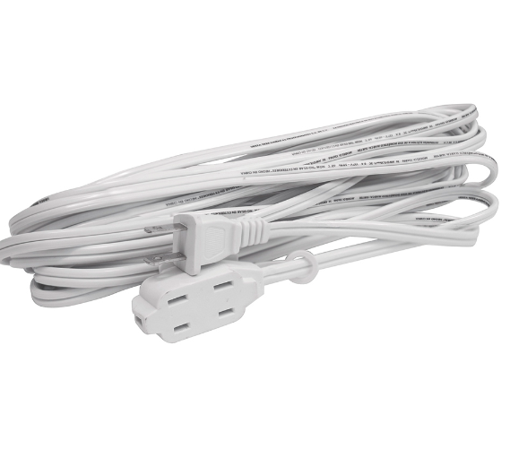 Extension electrica domestica blanco 10m