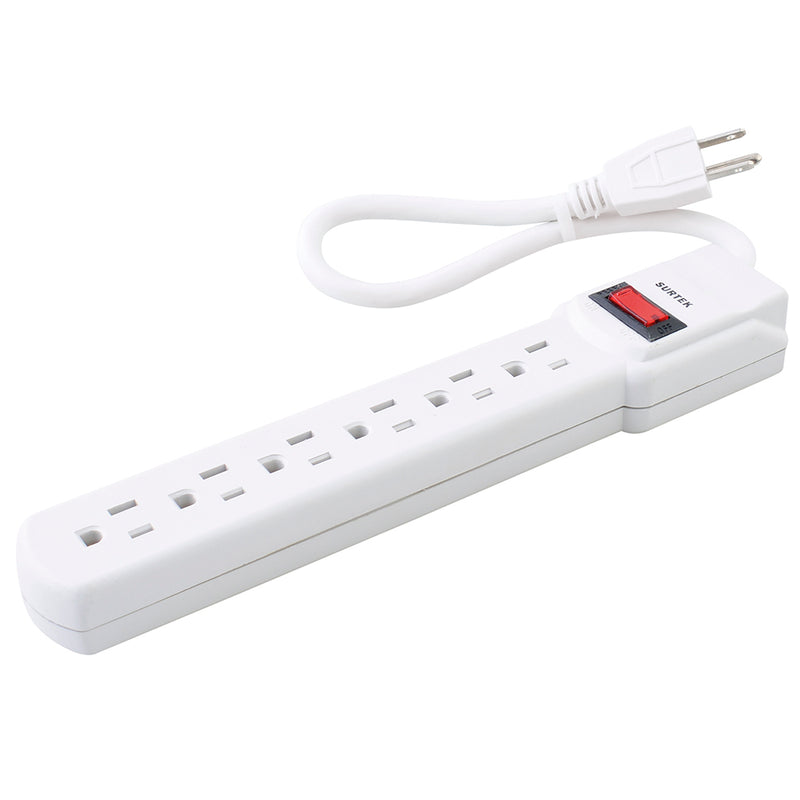 Multicontacto 6 entradas 30cm