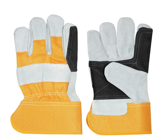 Guantes de carnaza y loneta reforzados unitalla Surtek