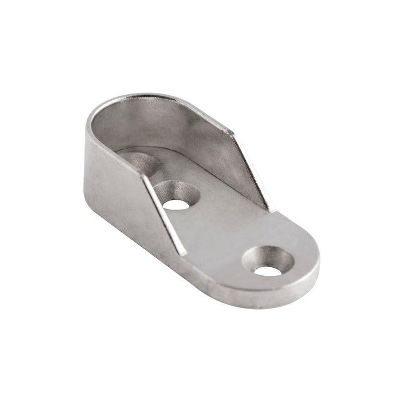 BRIDA HANDY HOME P/TUBO OVALADO NIQUELADO Incluye tornillos