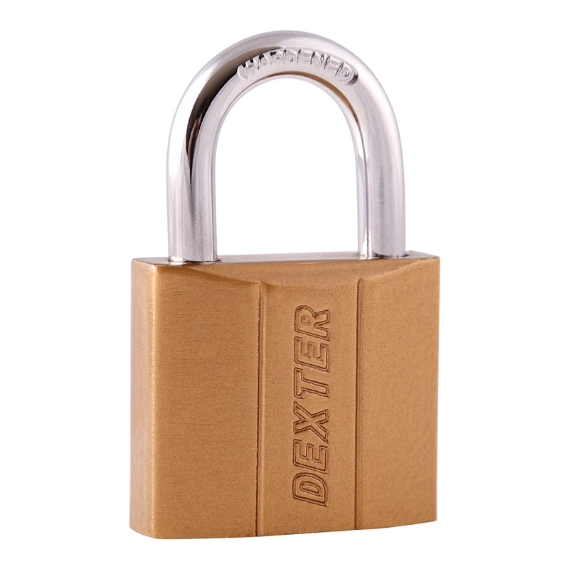 CANDADO DEXTER LATONADO 30 MM GC