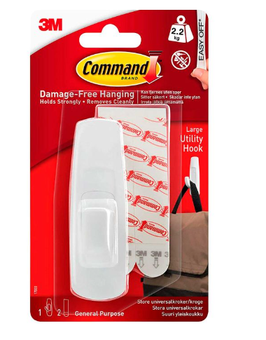GANCHO BLANCO GRANDES COMMAND 17003 ES USO GENERAL BL/1