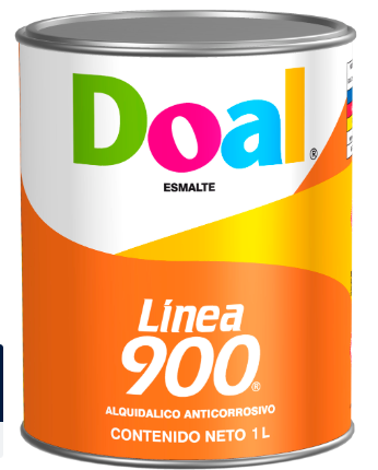 ESMALTE MATE NEGRO LITRO Linea900