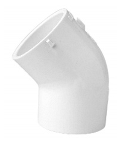 CODO PVC HIDRAULICO C-40 1/2''X45°