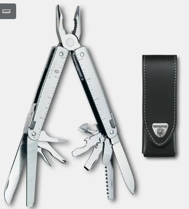 Multiherramienta SwissTool, 26 funciones, en estuche de nylon