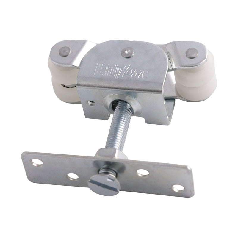 CARRETILLA DE 4 RUEDAS DE NYLON P. RIEL DOBLE "T"