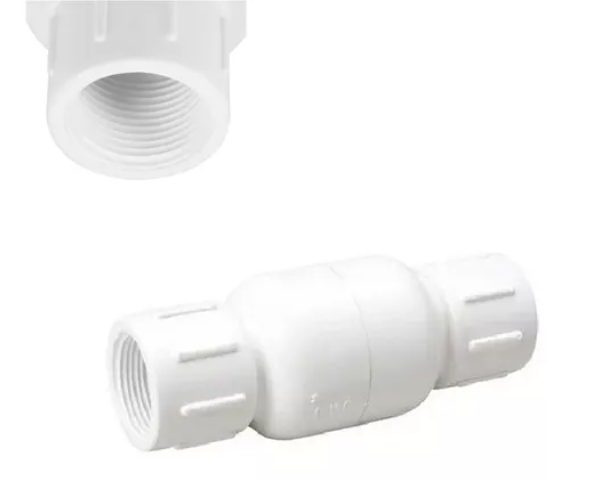 VALVULA CHECK PVC 11/4''