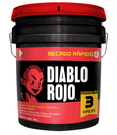 IMPER EMULS BASE AGUA DIABLO ROJO 3 AÑOS 19LTS