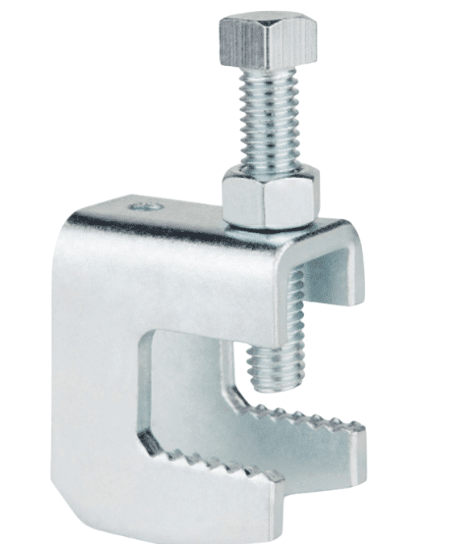 MORDAZA GALVAN. ACERO TROQUELADO 3/8 X 1-1/4