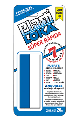 PEGAMENTO PLASTILOKA SUPER RAPIDA 20 GRS
