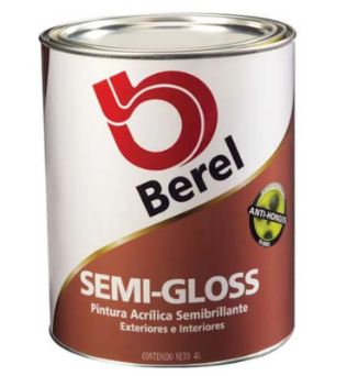 SEMIGLOSS-PINT. ACRILICA SEMI-BTE. BLANCO 2001 4LT