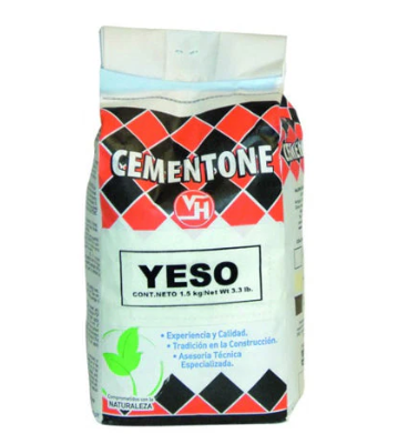 BOLSA DE YESO VALERO 1.5 KG.
