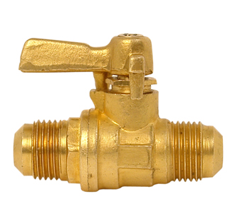 VALVULA PARA GAS 1/2 NPT X 3/8 FLARE RUGO 4N