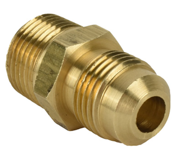 NIPLE CAMPANA 5/16 a 3/8 FLARE NPT(LIGERA) P/GAS