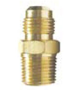 NIPLE TERMINAL 1/2 FLARE X 1/2  NPT (ligera)P/GAS