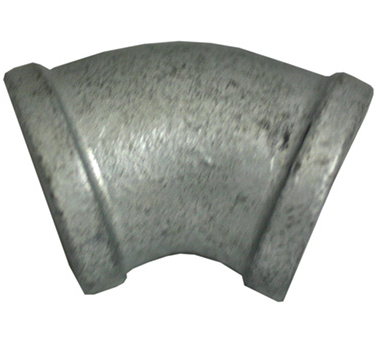 CODO 45 GALVANIZADO REFORZ. 38MM (1-1/2)