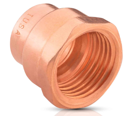 CONECTOR DE COBRE ROSCA INTERIOR 3/4 A0120319