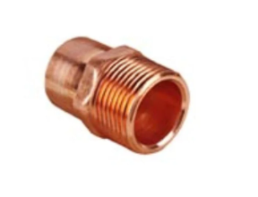 CONECTOR DE COBRE ROSCA EXTERIOR 3/4 A0120419
