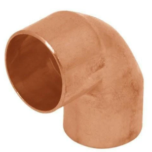 CODO 90 DE COBRE SOLDABLE 1"