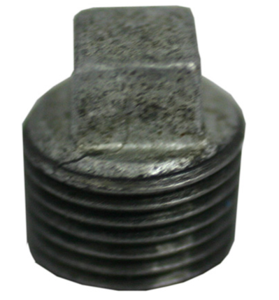 TAPON MACHO GALVANIZADO 3/8 NPT