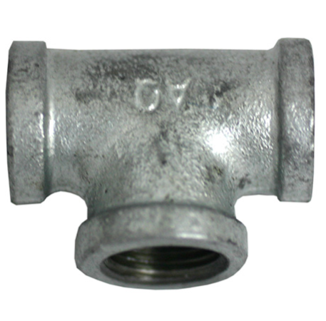 TEE REDUCIDA GALV. 19 X13MM (3/4 X1/2)