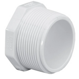 TAPON MACHO ROSCADO PVC CEDULA 40 DE 3/4 PTAPONM19
