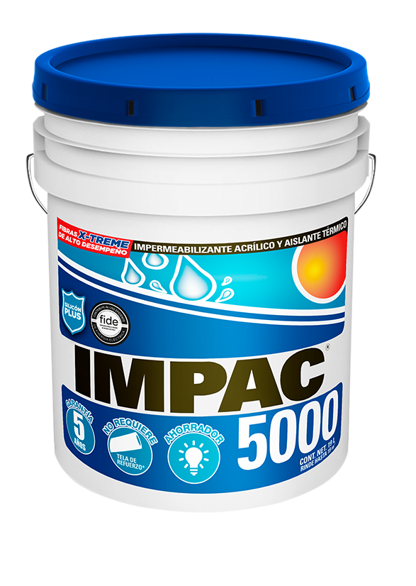 IMPERMEABILIZANTE IMPAC 5000 FIBRATADO 19 LTS, ,