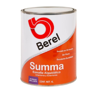 ESMALTE ALQUI. SUMMA AMARILLO ORGANICO 618 4LTS
