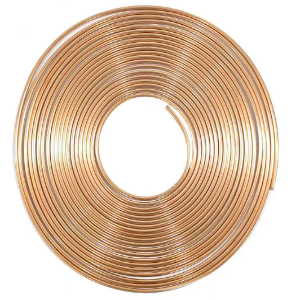 TUBO FLEXIBLE DE COBRE 6MM 1/4 18.29MT (Se vende por metro)