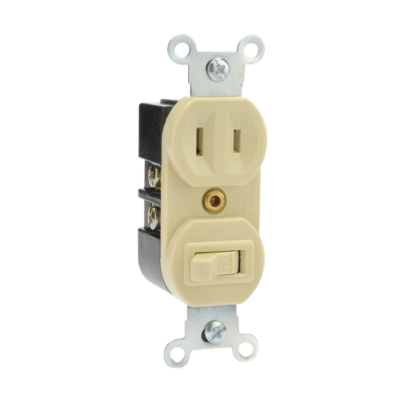 APAGADOR CON CONTACTO POLARIZADO MARFIL