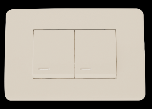APAGADOR SENCILLO Y APAGADOR ESCALERA 250V 10A 24MM C/PLAC
