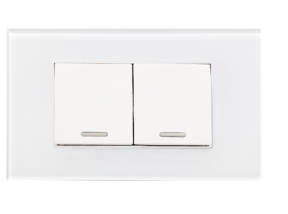 APAGADOR SENCILLO Y APAGADOR ESCALERA 250V 10A 36MM C/PLAC