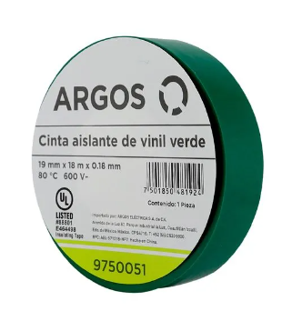 CINTA AISLANTE DE VINIL (VERDE)