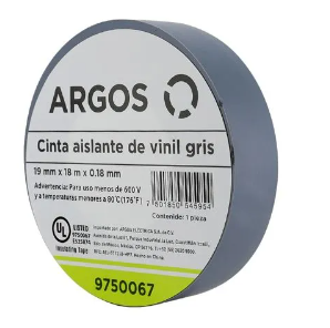 CINTA AISLANTE DE VINIL (GRIS)