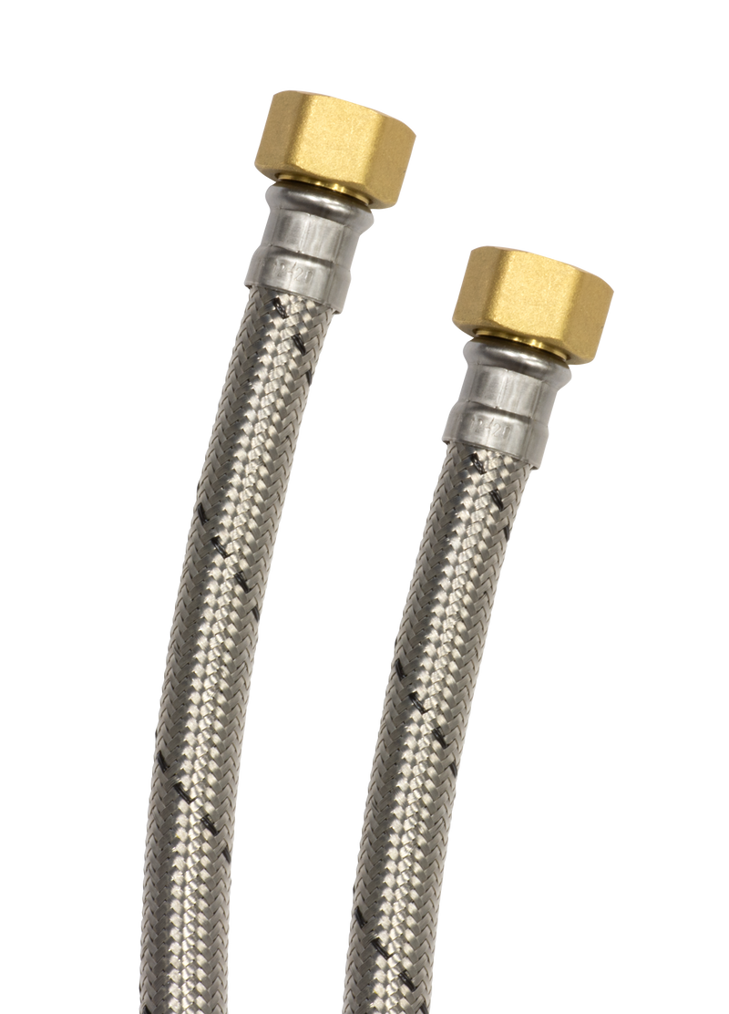 CONECTOR ALIMENTADOR FLEXIBLE COFLEX ACERO BOILER 3/4FIPX3/4FIP-80CM