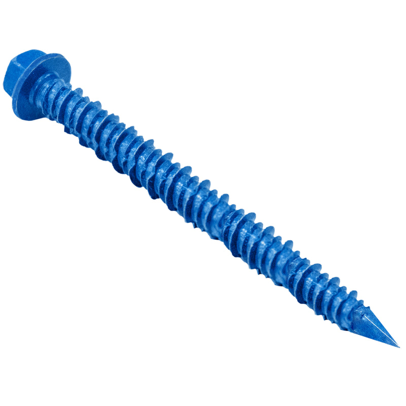 PIJA CONCRETO AZUL HEX. 1/4" X 2 3/4"