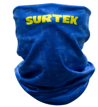 Bandana poliest p/cuello azul