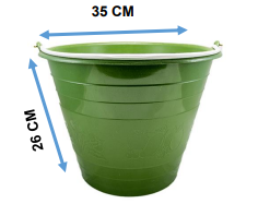CUBETA PLASTICO No. 16