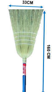 ESCOBA JUMBO 4 ALAMBRES ESPIGA PALO AZUL INDUSTRIAL