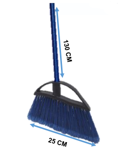 ESCOBA ANGULAR CERDA PLASTICO PALO PLASTICO DOMESTICO