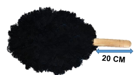 SACUDIDOR PARA CARRO MANGO CORTO