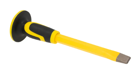 Cincel corta frío forjado con guarda 7/8" x 12"