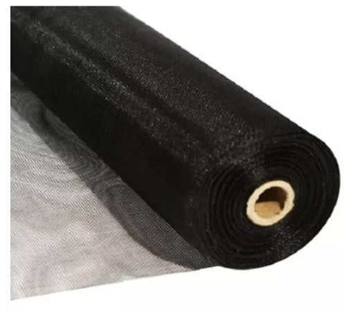 TELA MOSQUITERA VEKER F. DE VIDRIO PESADA NEGRA 1.50 X 30 M (SE VENDE POR METRO)