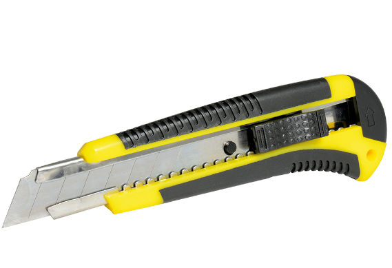 Navaja Cutter cuerpo plastico mango bimaterial Surtek